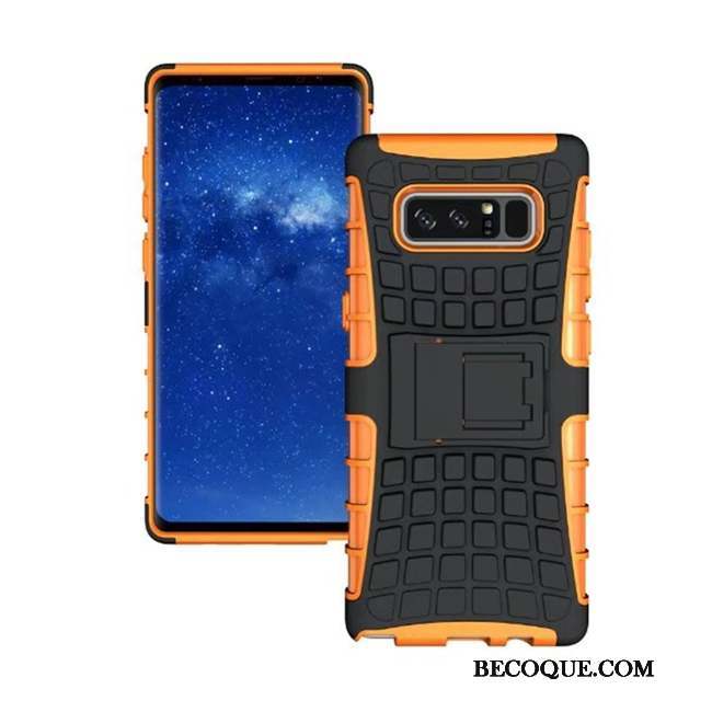 Samsung Galaxy Note 8 Tendance Bleu Étui Protection Support Coque De Téléphone