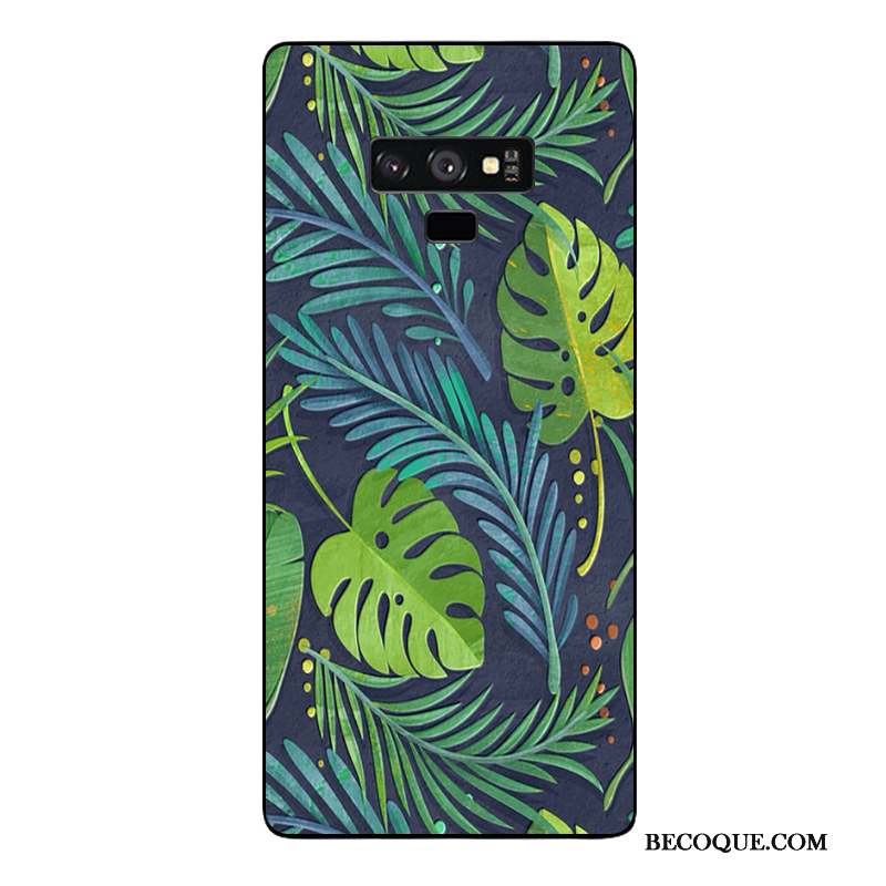 Samsung Galaxy Note 9 Coque De Téléphone Violet Protection Gaufrage Tendance Créatif