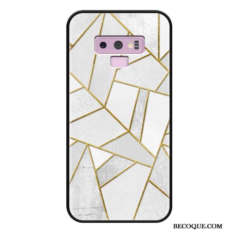 Samsung Galaxy Note 9 Coque Protection Incassable Dimensionnel Étui Vert Ornements Suspendus