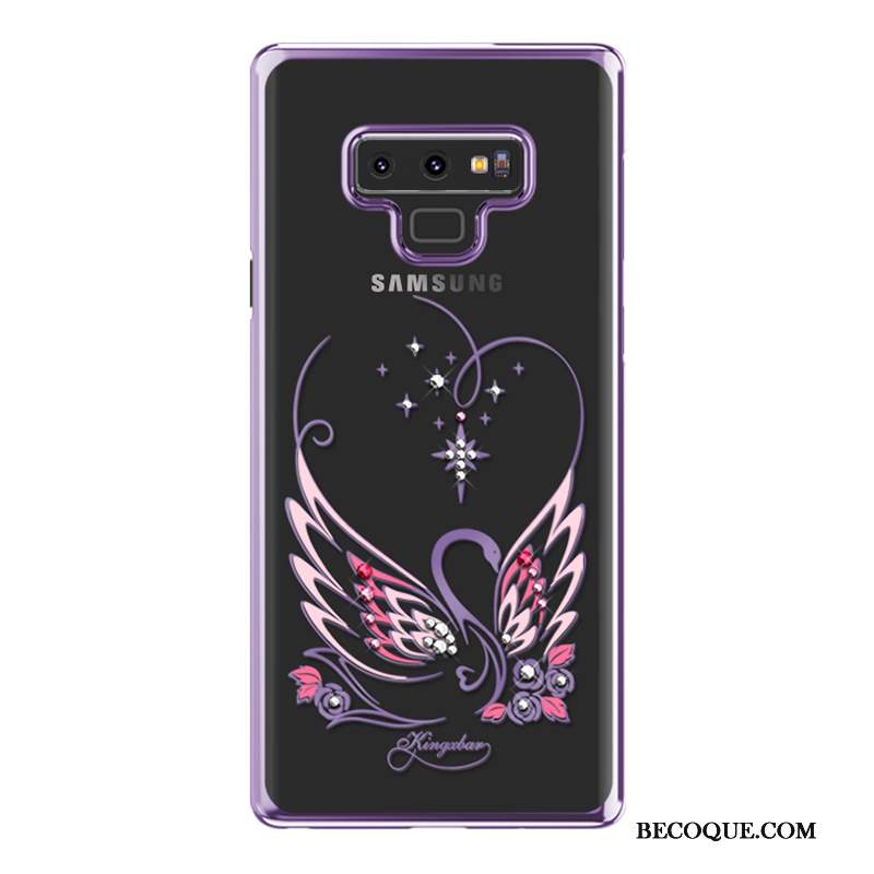 Samsung Galaxy Note 9 Coque Transparent Étui Incassable Difficile Luxe Très Mince