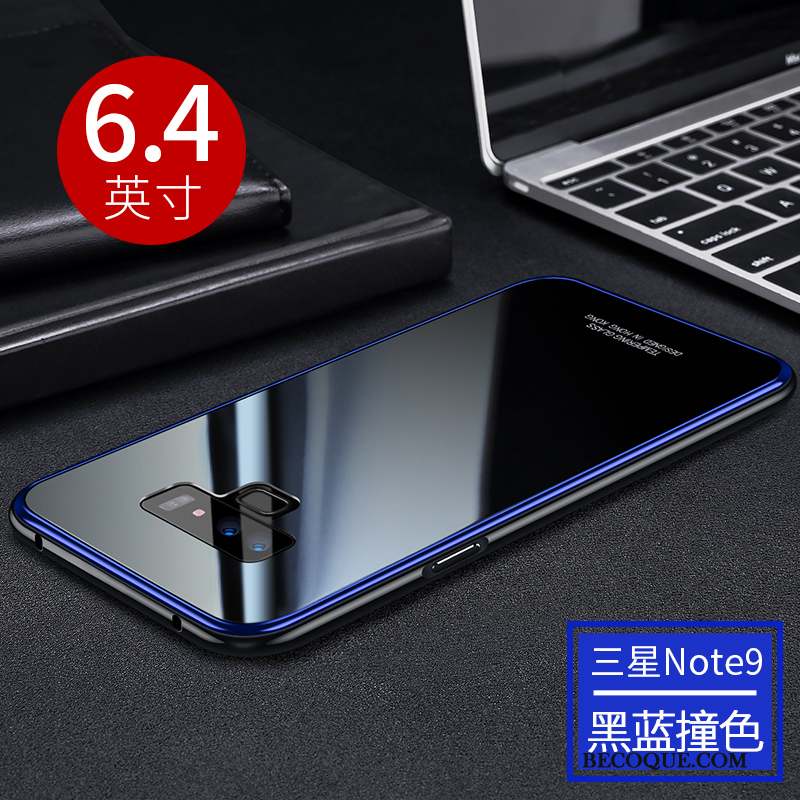 Samsung Galaxy Note 9 Créatif Border Étui Coque De Téléphone Incassable Métal