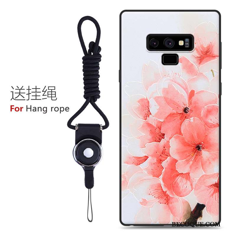 Samsung Galaxy Note 9 Dessin Animé Gaufrage Silicone Coque De Téléphone Protection Étui