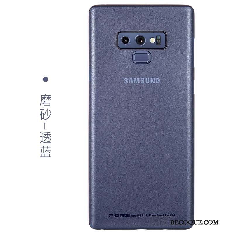 Samsung Galaxy Note 9 Délavé En Daim Modèle Fleurie Transparent Personnalité Coque Noir