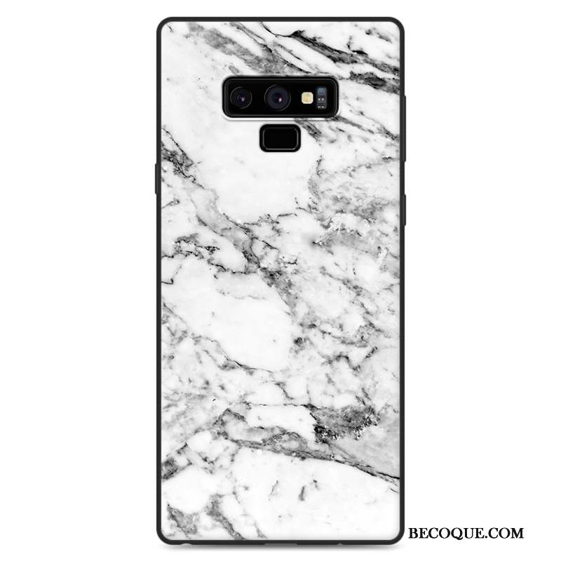 Samsung Galaxy Note 9 Grain De Bois Simple Protection Coque De Téléphone Étui Noir