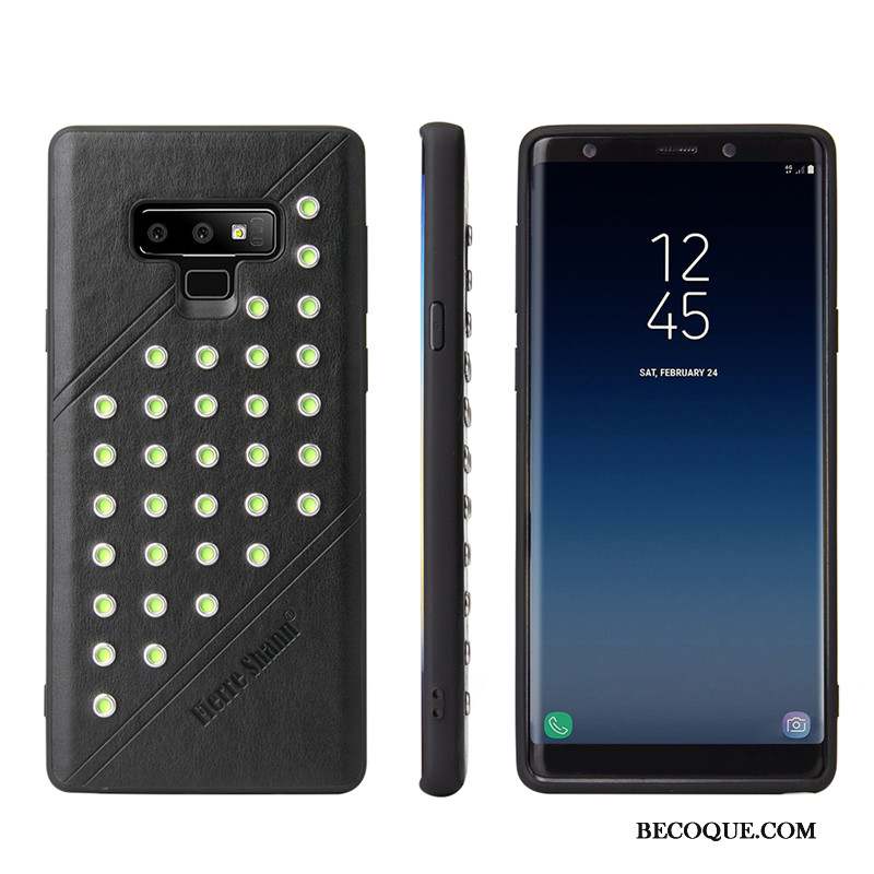 Samsung Galaxy Note 9 Protection Business Étui En Cuir Coque De Téléphone Tendance Tout Compris