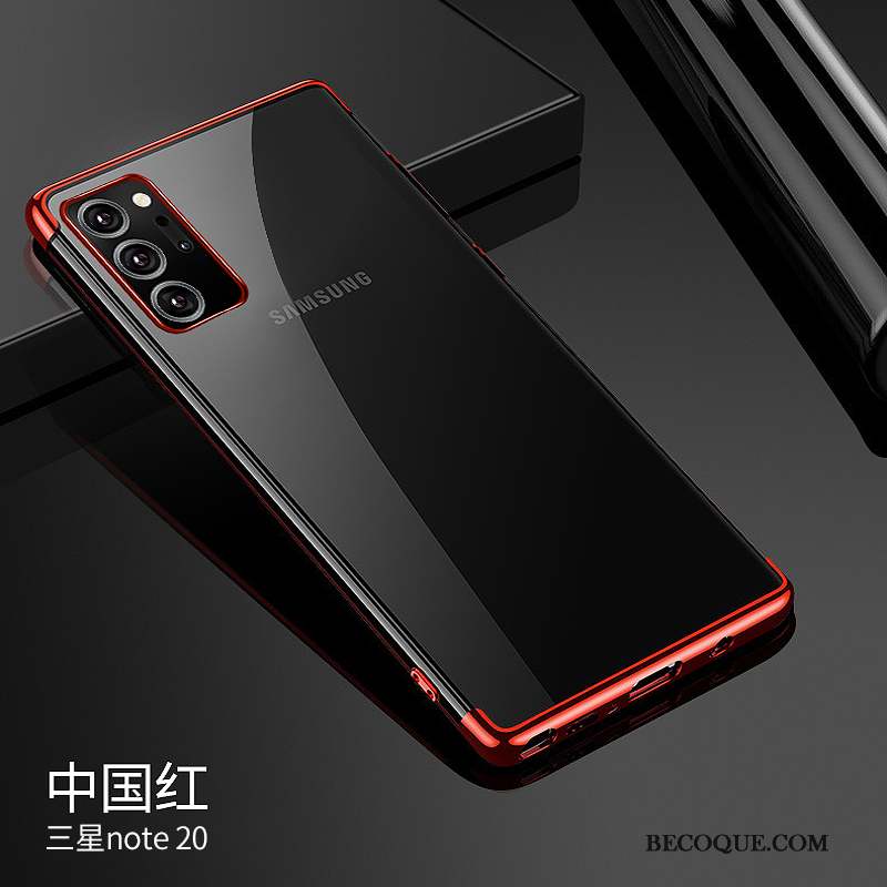 Samsung Galaxy Note20 Coque Créatif Très Mince Marque De Tendance Étui Tout Compris Silicone