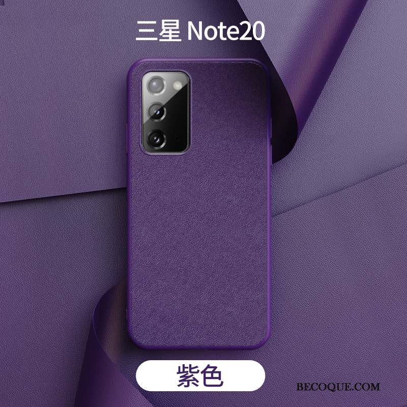 Samsung Galaxy Note20 Coque Protection Personnalité Simple Très Mince Incassable