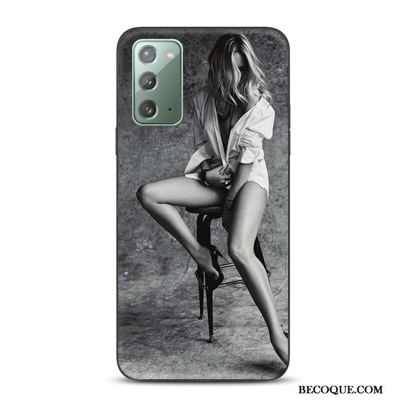 Samsung Galaxy Note20 Nouveau Sexy Noir Téléphone Portable Coque De Téléphone Vent