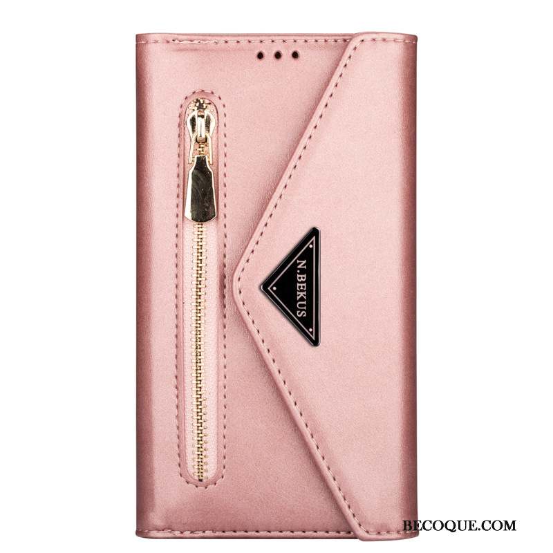 Samsung Galaxy Note20 Ultra Housse Rose Étui En Cuir Coque De Téléphone