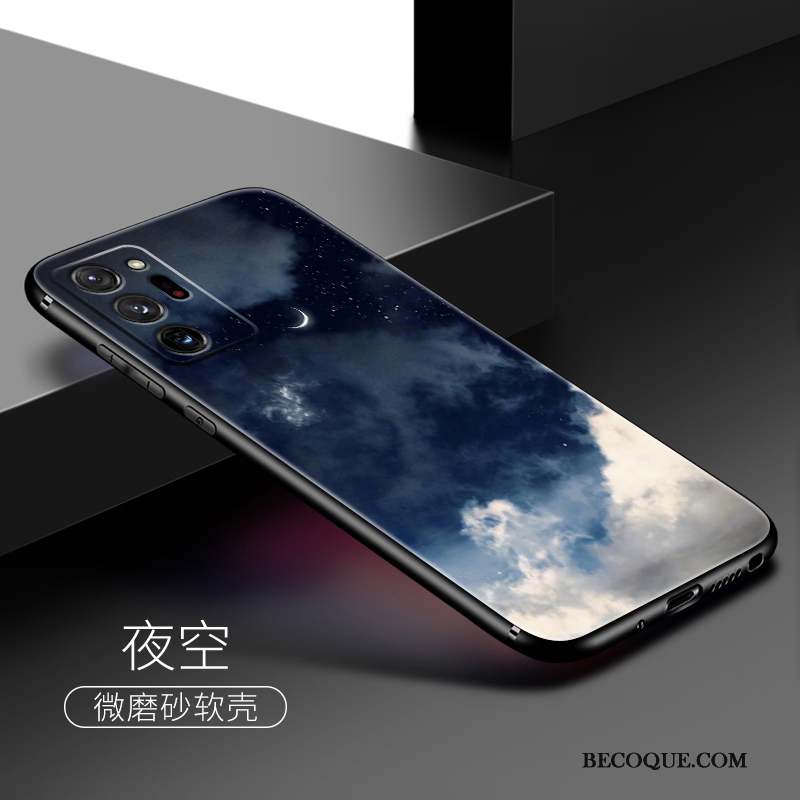 Samsung Galaxy Note20 Ultra Silicone Coque De Téléphone Vent Clair Simple Personnalité