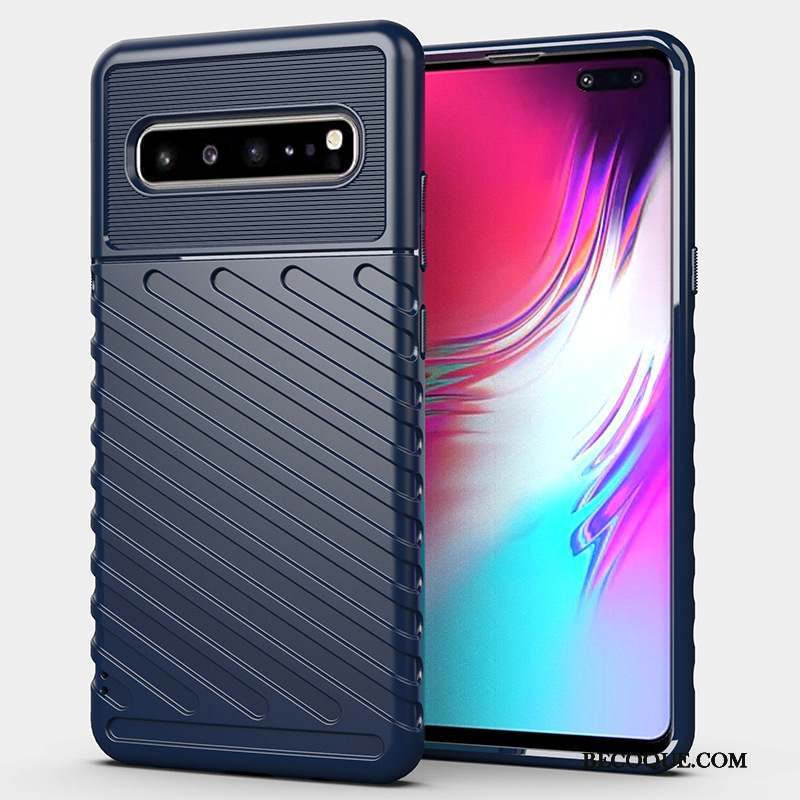 Samsung Galaxy S10 5g Fluide Doux Noir Coque De Téléphone