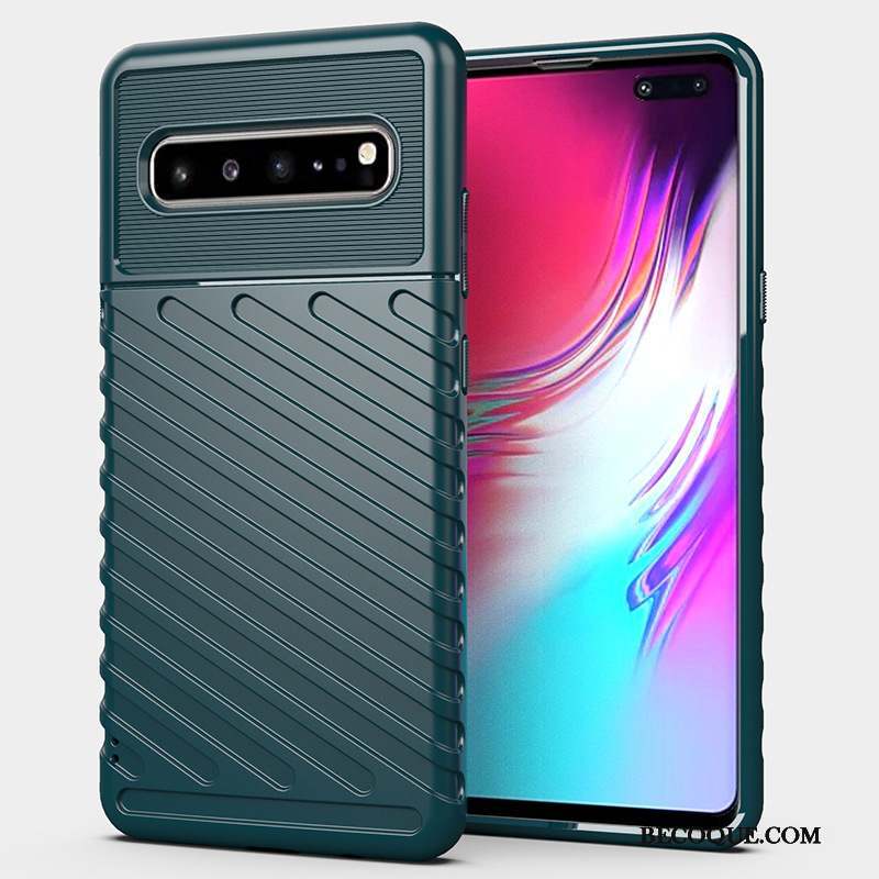 Samsung Galaxy S10 5g Fluide Doux Noir Coque De Téléphone