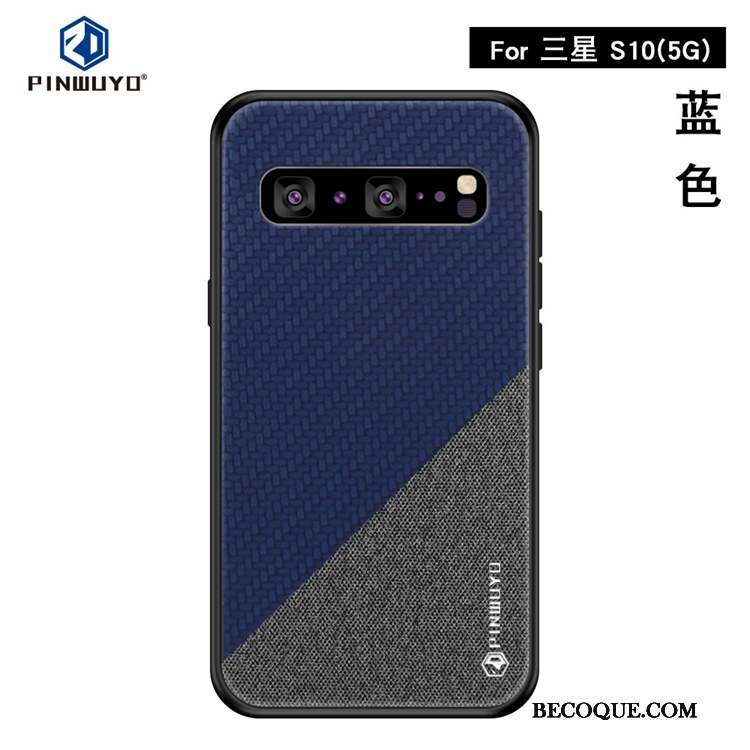 Samsung Galaxy S10 5g Modèle Fleurie Coque De Téléphone Étui Tissu Incassable