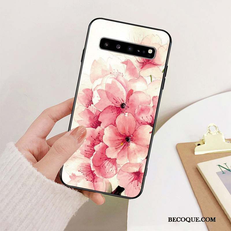 Samsung Galaxy S10 5g Style Chinois Protection Art Étui Coque De Téléphone Simple