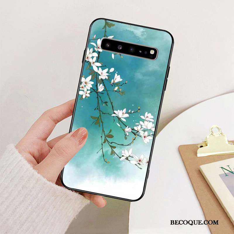 Samsung Galaxy S10 5g Style Chinois Protection Art Étui Coque De Téléphone Simple