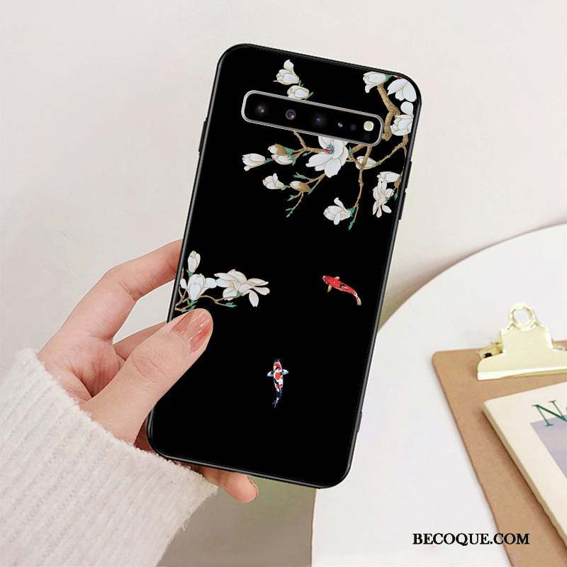 Samsung Galaxy S10 5g Style Chinois Protection Art Étui Coque De Téléphone Simple