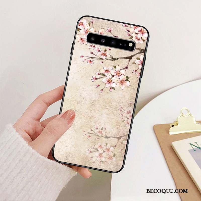 Samsung Galaxy S10 5g Style Chinois Protection Art Étui Coque De Téléphone Simple