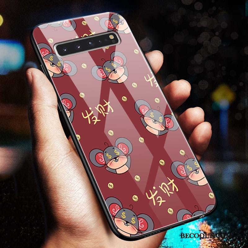 Samsung Galaxy S10 5g Tout Compris Coque De Téléphone Très Mince Nouveau Rat Miroir