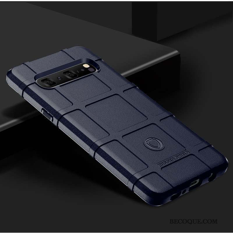 Samsung Galaxy S10 5g Tout Compris Silicone Épaissir Étui Noir Coque