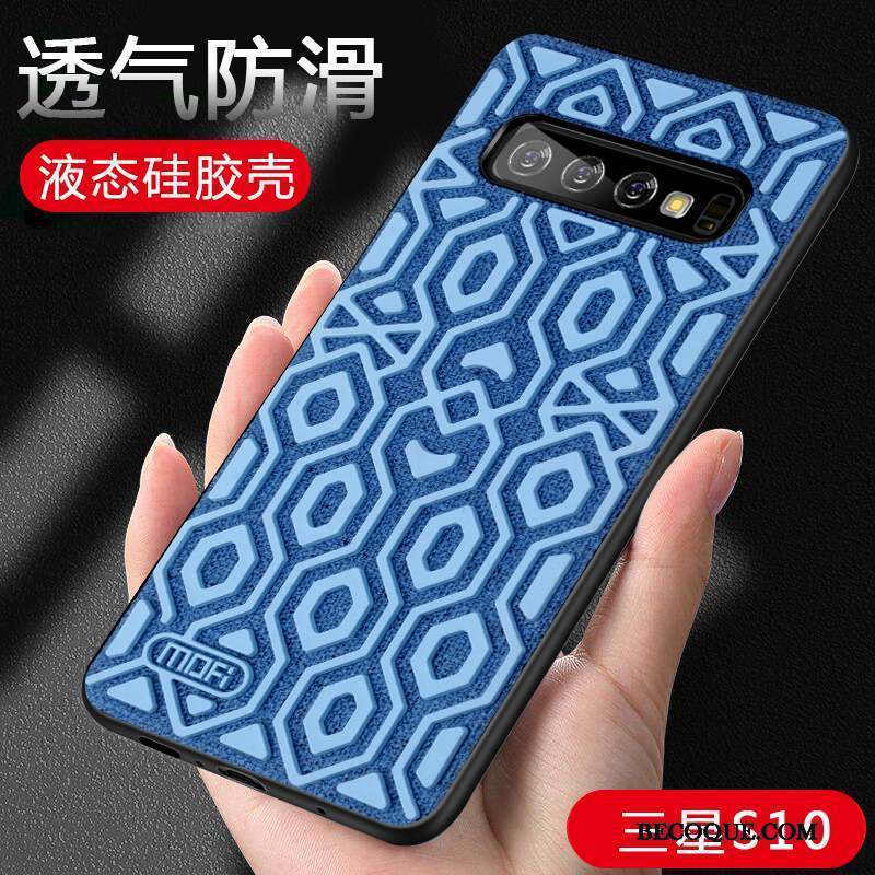 Samsung Galaxy S10 Bleu Coque De Téléphone Nouveau Créatif Luxe Étui