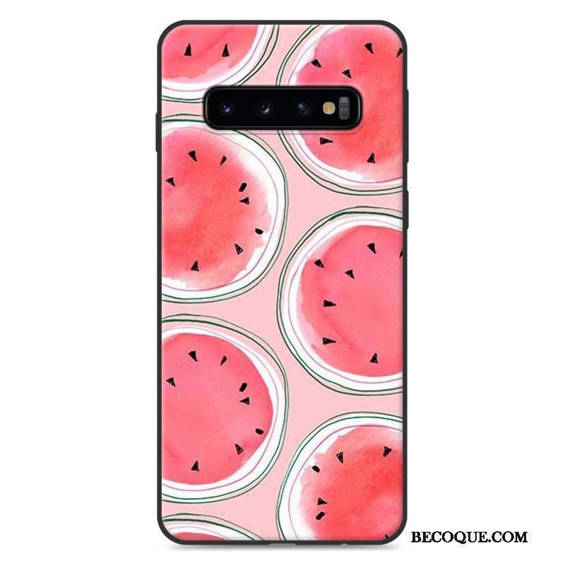 Samsung Galaxy S10+ Bleu Nouveau Coque De Téléphone Peinture Paysage Étui