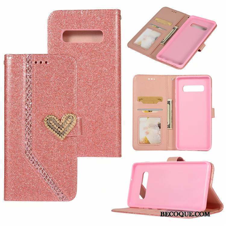 Samsung Galaxy S10+ Carte Nouveau Coque De Téléphone Amour Housse Étui En Cuir