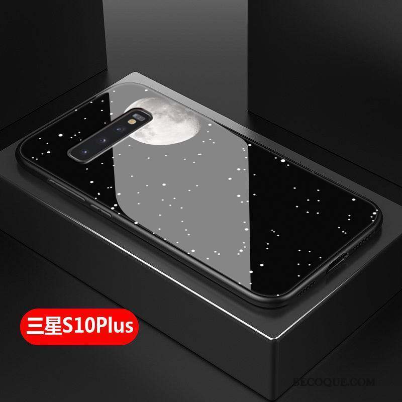 Samsung Galaxy S10+ Coque De Téléphone Mode Verre Tout Compris Créatif Difficile