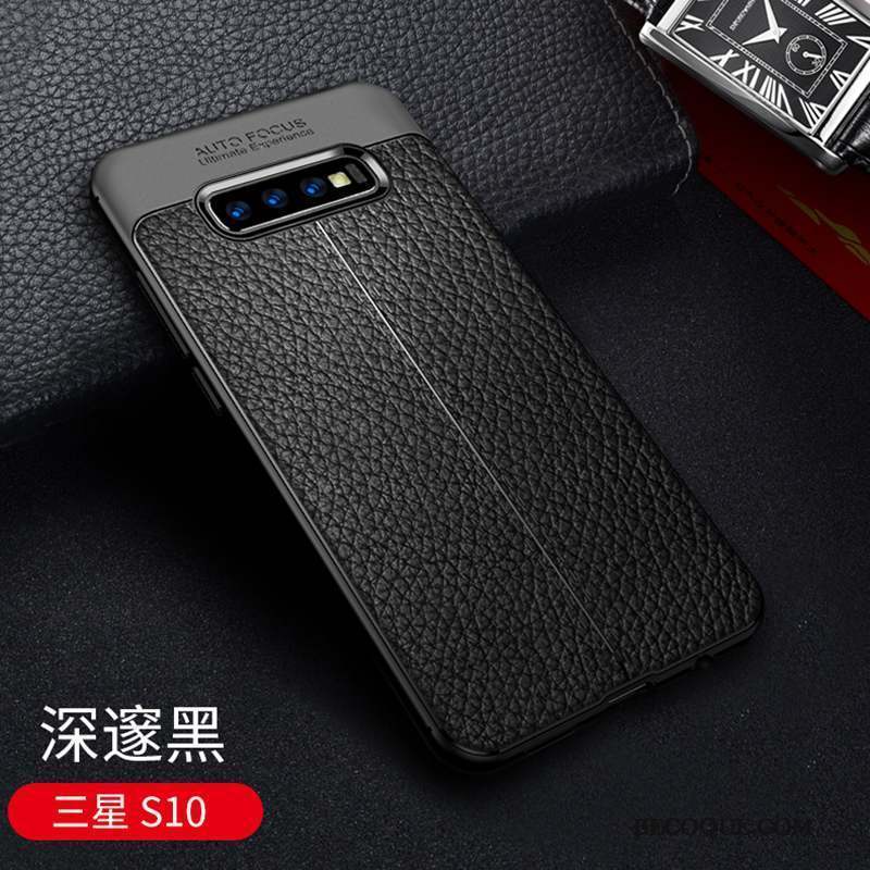 Samsung Galaxy S10 Coque De Téléphone Nouveau Créatif Noir Incassable Personnalité