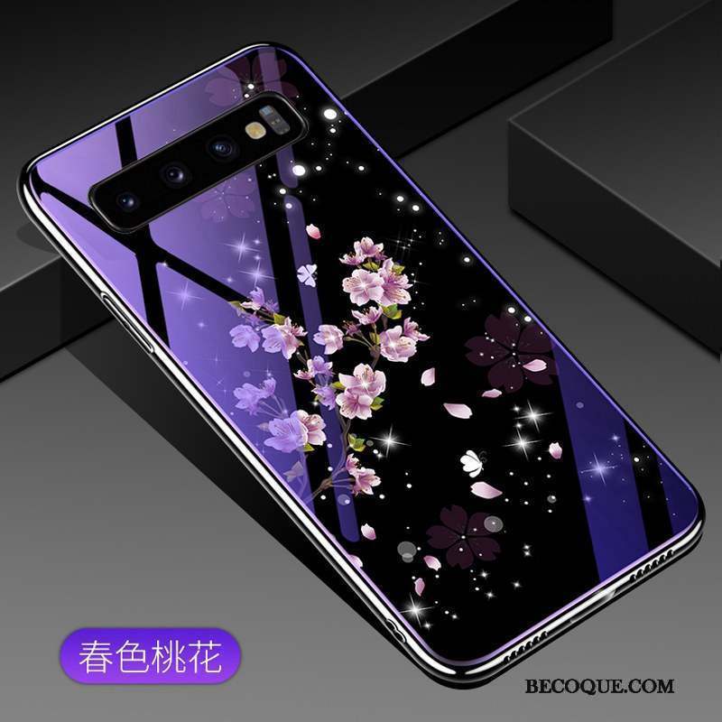 Samsung Galaxy S10+ Coque De Téléphone Tout Compris Personnalité Très Mince Étui Tendance