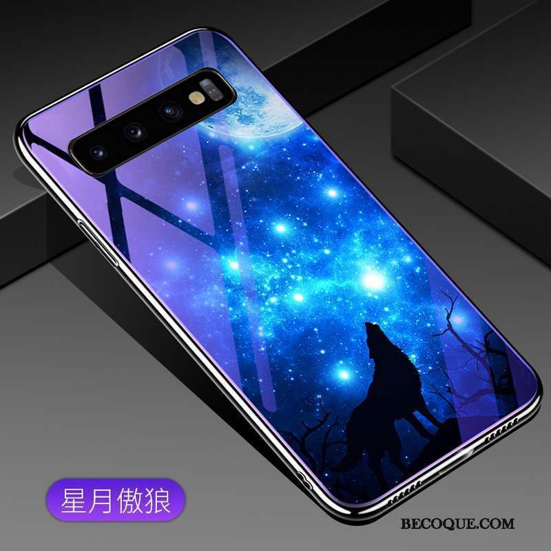 Samsung Galaxy S10+ Coque De Téléphone Tout Compris Personnalité Très Mince Étui Tendance