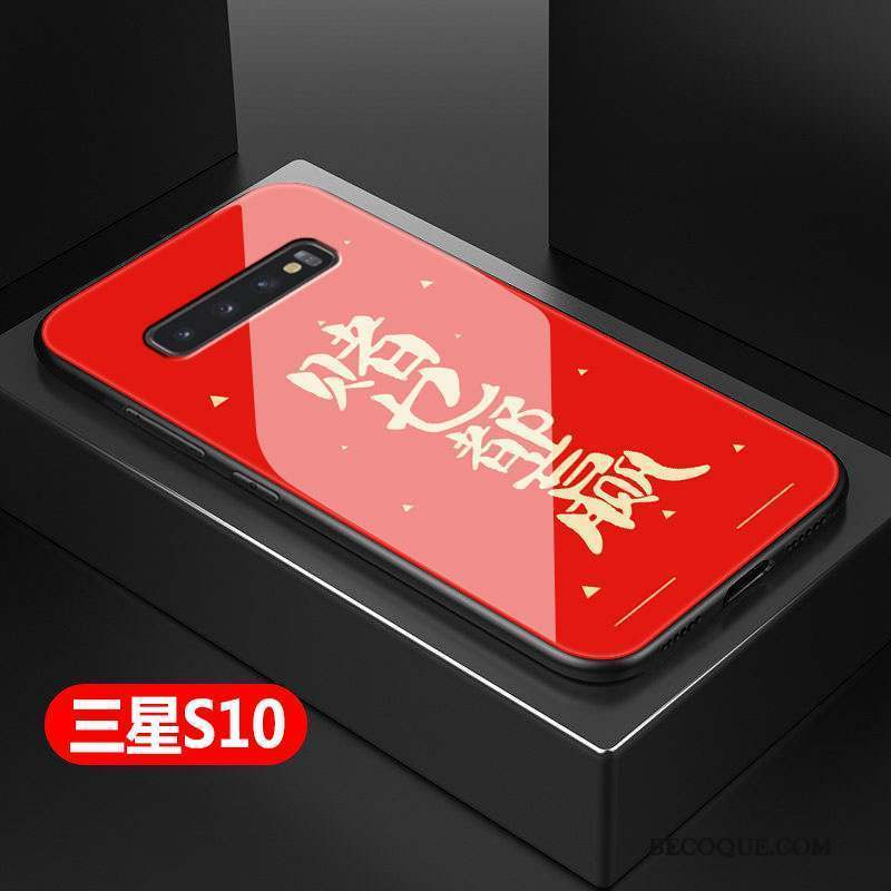 Samsung Galaxy S10 Coque Dessin Animé Difficile Personnalité Protection Tout Compris Mode