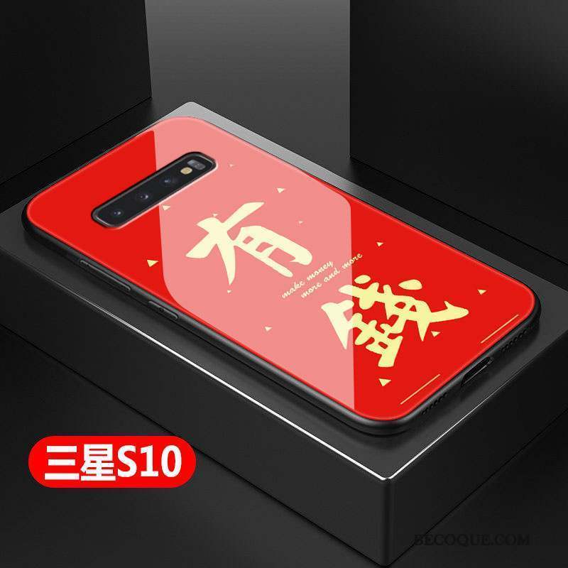 Samsung Galaxy S10 Coque Dessin Animé Difficile Personnalité Protection Tout Compris Mode