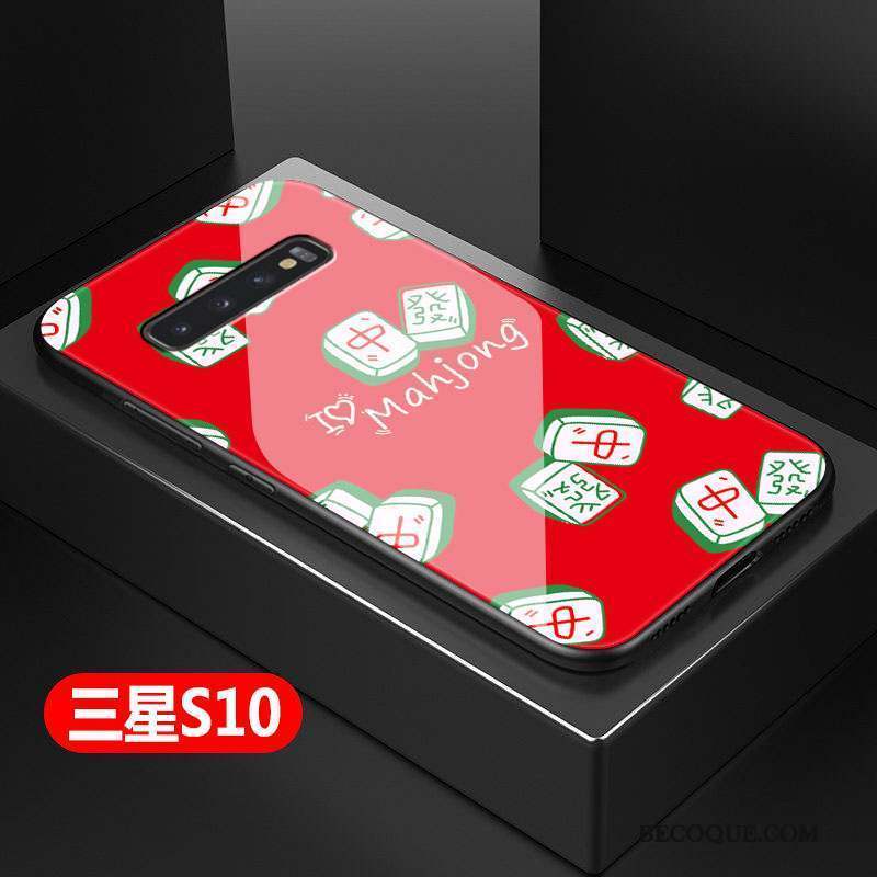 Samsung Galaxy S10 Coque Dessin Animé Difficile Personnalité Protection Tout Compris Mode