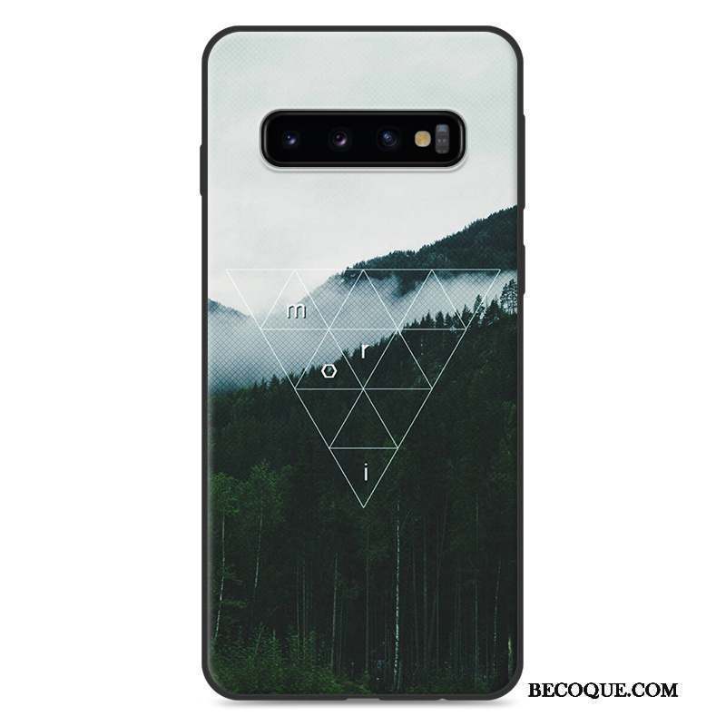 Samsung Galaxy S10+ Coque Nouveau Étui Vent Ornements Suspendus Anneau Protection