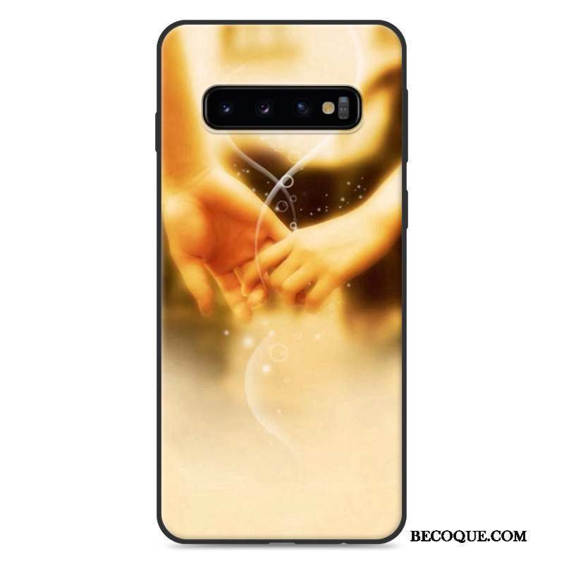 Samsung Galaxy S10+ Coque Nouveau Étui Vent Ornements Suspendus Anneau Protection