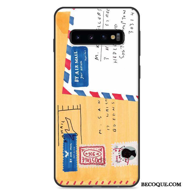 Samsung Galaxy S10+ Coque Nouveau Étui Vent Ornements Suspendus Anneau Protection