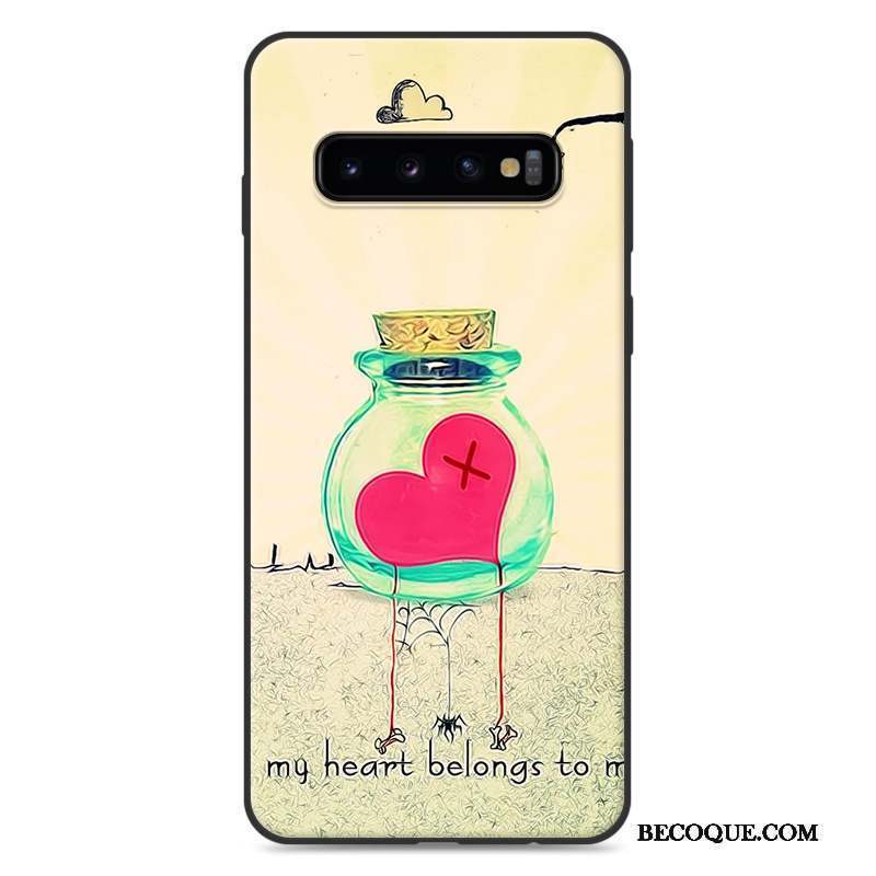 Samsung Galaxy S10+ Coque Nouveau Étui Vent Ornements Suspendus Anneau Protection