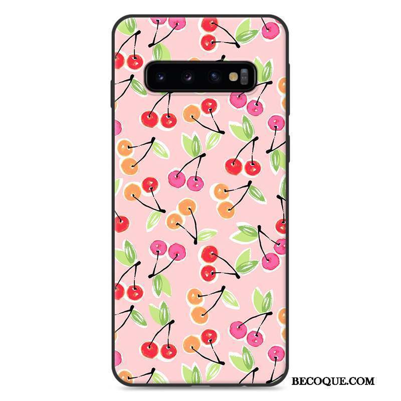 Samsung Galaxy S10+ Coque Nouveau Étui Vent Ornements Suspendus Anneau Protection