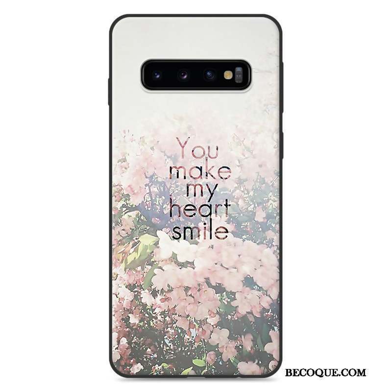 Samsung Galaxy S10+ Coque Nouveau Étui Vent Ornements Suspendus Anneau Protection