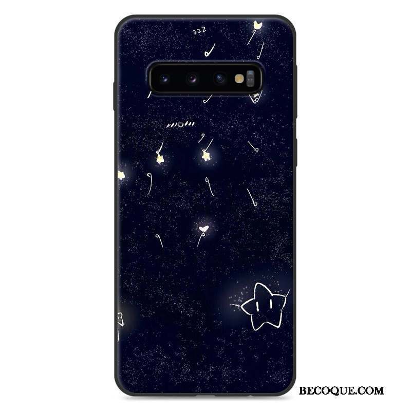 Samsung Galaxy S10+ Coque Nouveau Étui Vent Ornements Suspendus Anneau Protection