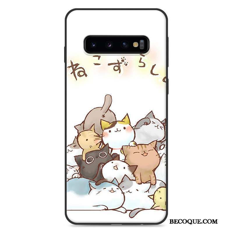 Samsung Galaxy S10+ Coque Nouveau Étui Vent Ornements Suspendus Anneau Protection