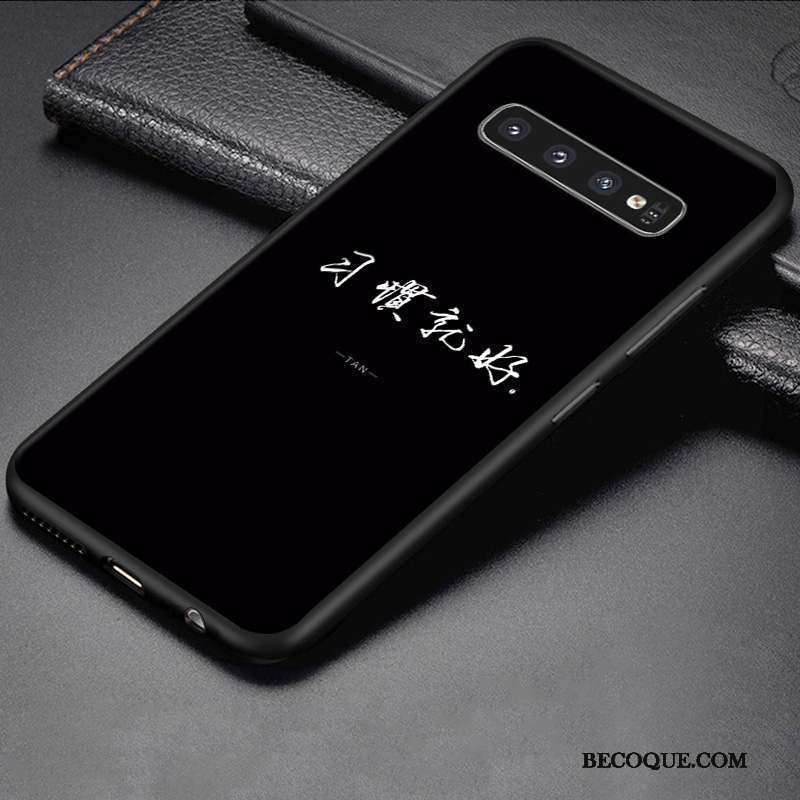 Samsung Galaxy S10 Coque Personnalisé Bleu Personnalité Dessin Animé Étui Protection