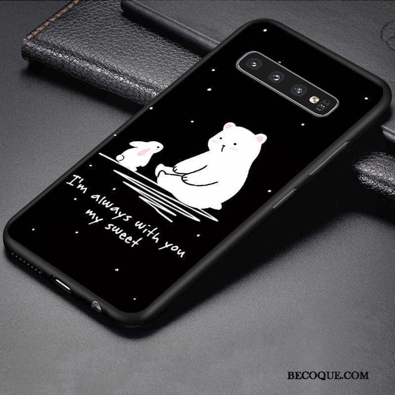 Samsung Galaxy S10 Coque Personnalisé Bleu Personnalité Dessin Animé Étui Protection