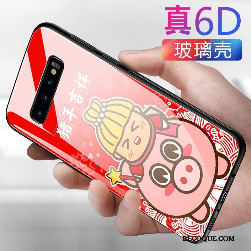 Samsung Galaxy S10 Coque Tout Compris Protection Étui Personnalité Verre