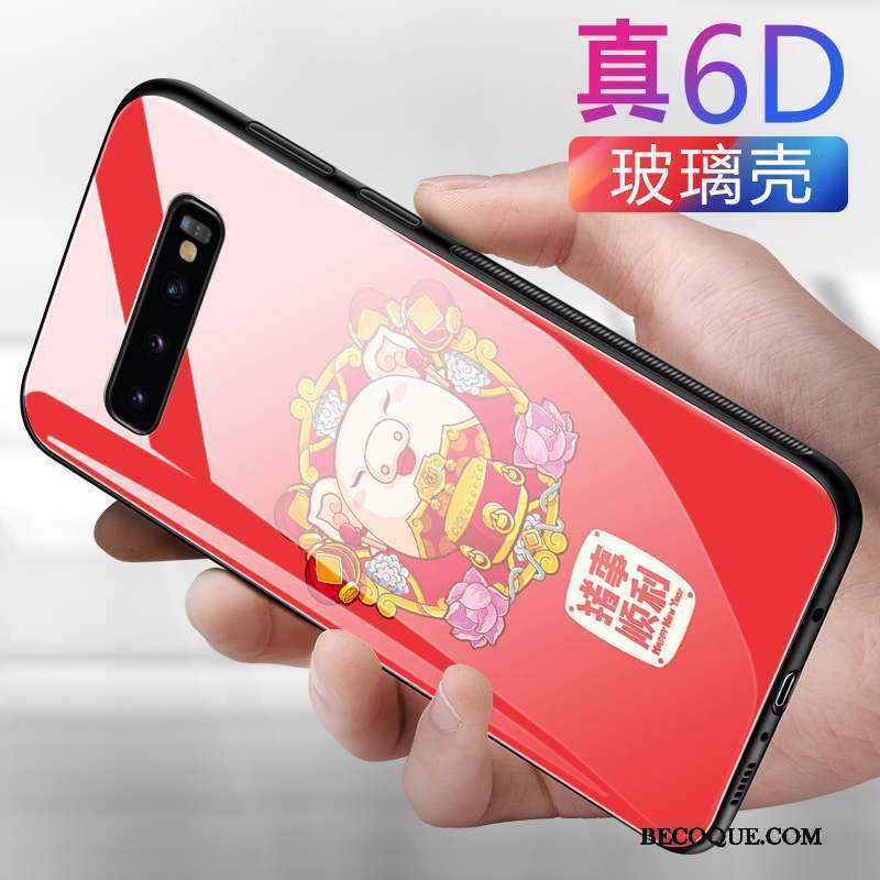 Samsung Galaxy S10 Coque Tout Compris Protection Étui Personnalité Verre