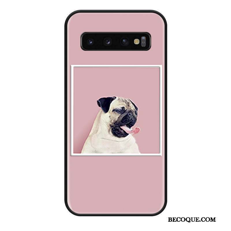 Samsung Galaxy S10+ Coque Étui Blanc Amoureux Ornements Suspendus Créatif Protection