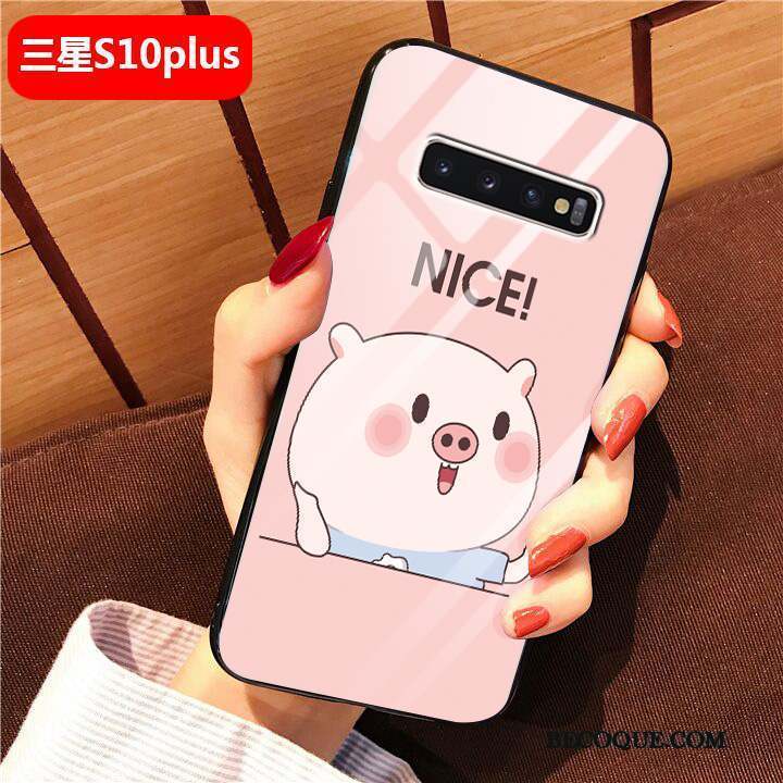 Samsung Galaxy S10+ Coque Étui Fluide Doux Charmant Difficile Incassable Protection