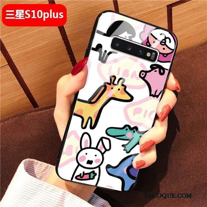 Samsung Galaxy S10+ Coque Étui Fluide Doux Charmant Difficile Incassable Protection