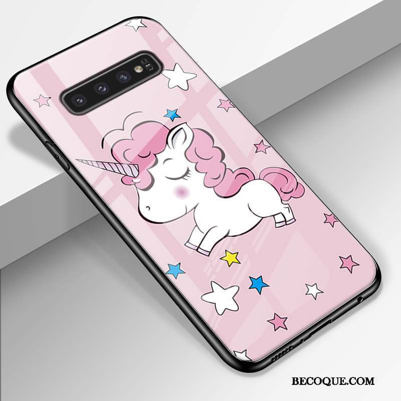 Samsung Galaxy S10+ Coque Étui Protection Petit Créatif Fluide Doux Tout Compris