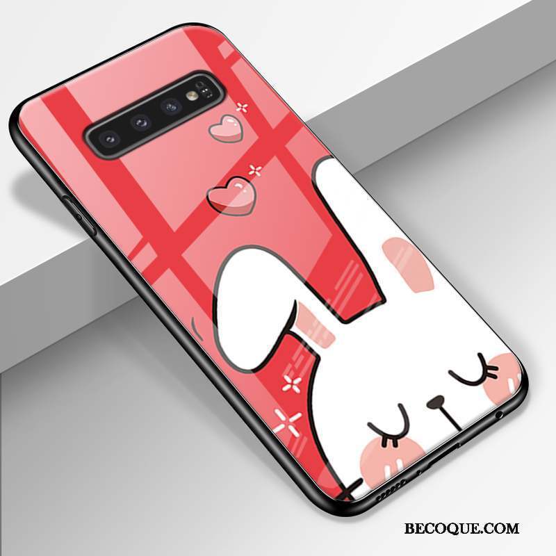 Samsung Galaxy S10+ Coque Étui Protection Petit Créatif Fluide Doux Tout Compris